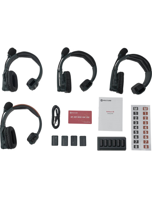 Hollyland Solidcom SE 4S | Bezprzewodowy system interkomowy, Full-duplex, komunikacja dwukierunkowa, 350 m, ENC Hollyland - 2