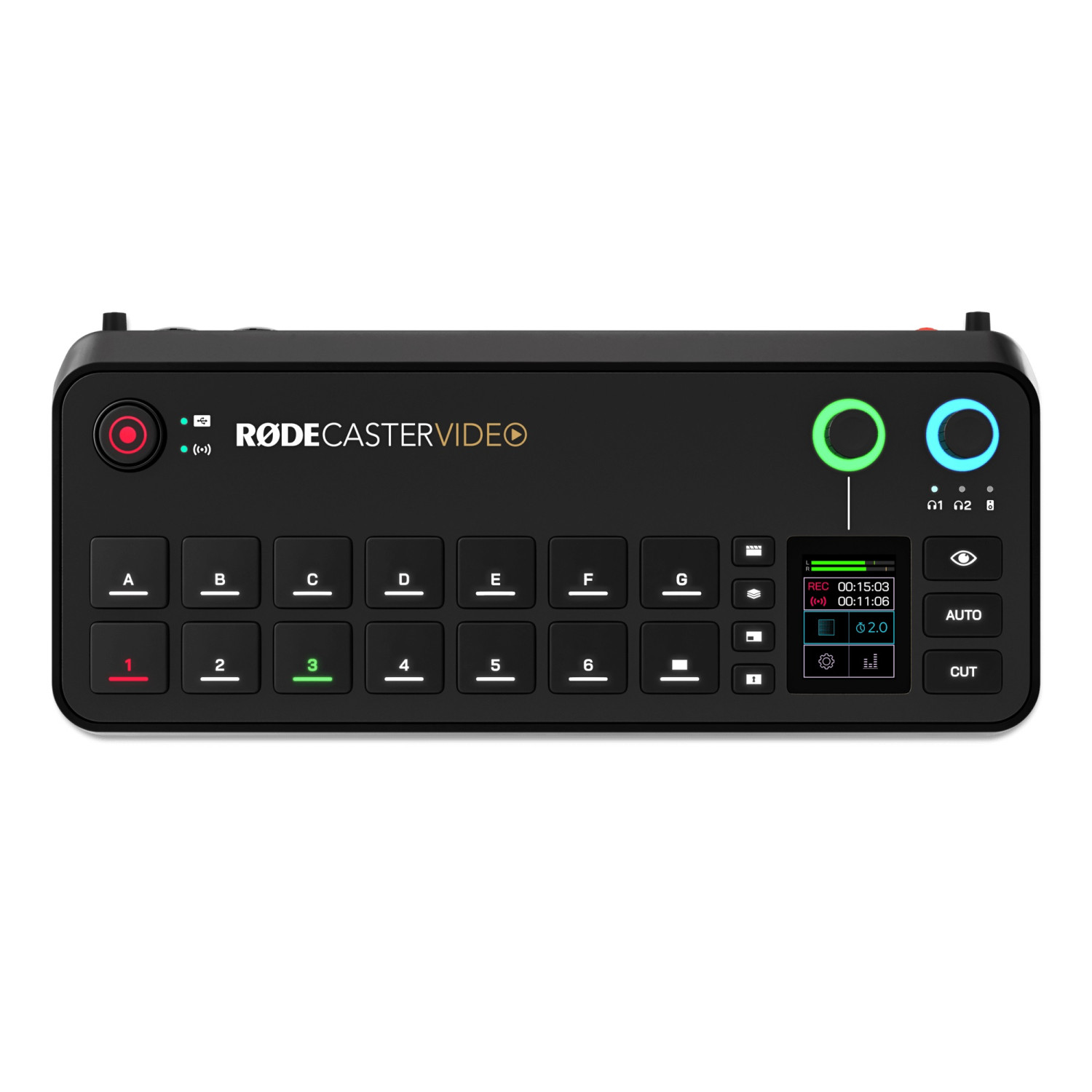 Rode Rodecaster Video | 6-kanałowy mikser audio-wideo Full HD, x4 HDMI, x2 USB-C, Multiview, 4:4:4, APHEX, Revolution Preamps