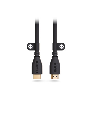 Rode HDMI Cable 3 Black | Kabel HDMI 2.0, 4K60, 18 Gbps, długość 3 metry, kolor czarny