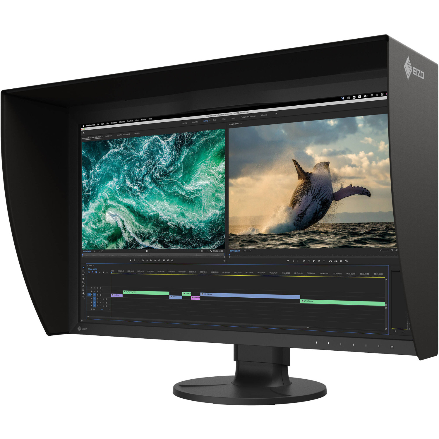EIZO ColorEdge CG2700S | Monitor do edycji wideo i fotografii 2K WQHD 27", 2560x1440 (16:9), IPS EIZO - 1