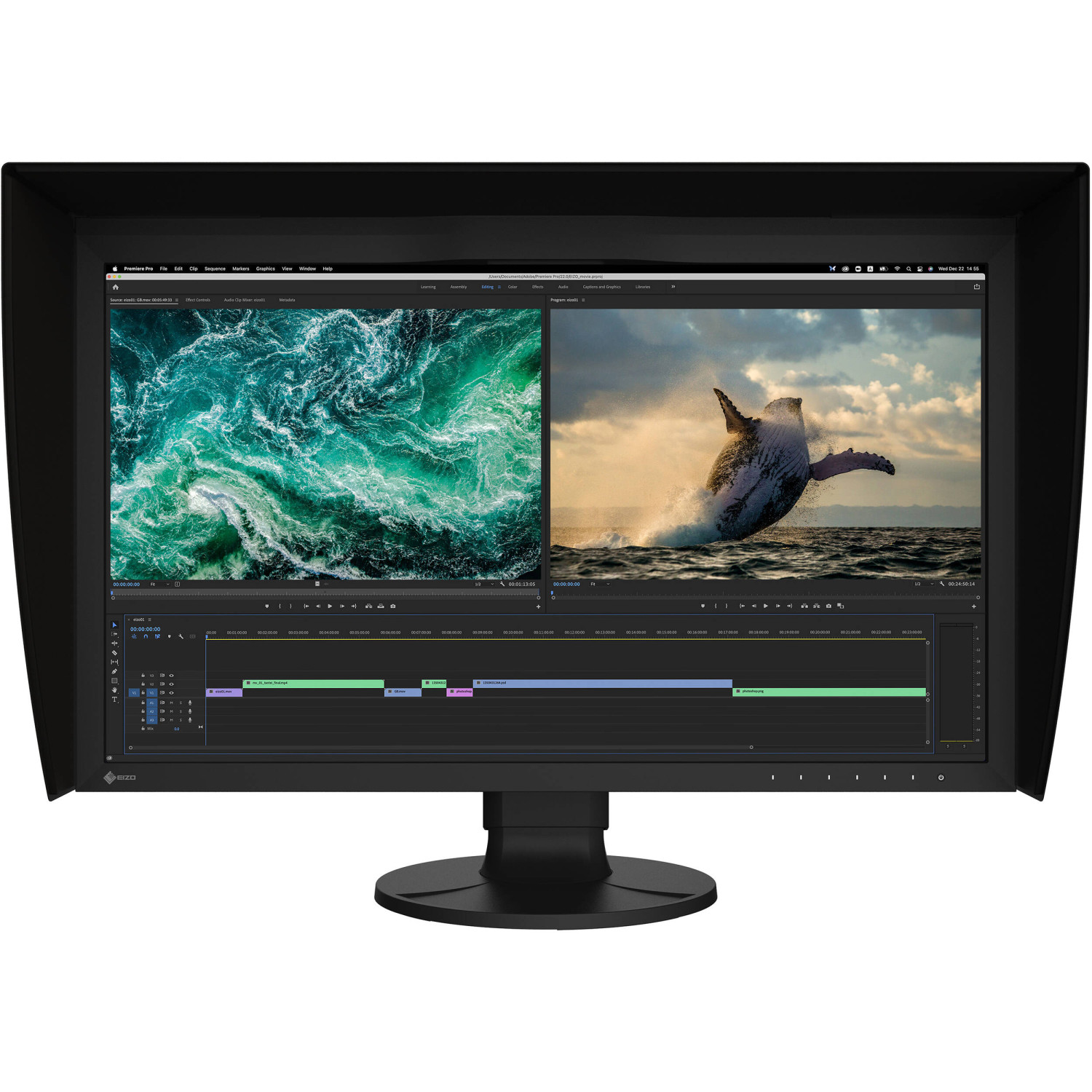 EIZO ColorEdge CG2700S | Monitor do edycji wideo i fotografii 2K WQHD 27", 2560x1440 (16:9), IPS EIZO - 3