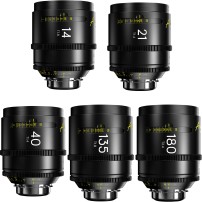 DZOFilm Arles 5-Lens Kit 14/21/40/135/180mm T1.4 FF/VV Prime Cine Lens PL-Mount | Zestaw obiektywów filmowych DZOFILM - 1