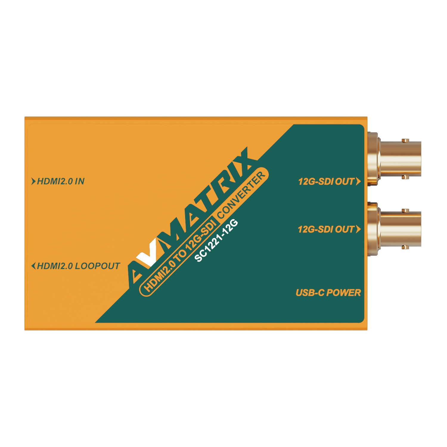 AVMATRIX SC1221-12G | Konwerter sygnału HDMI 2.0 na 12G-SDI AVMATRIX - 1