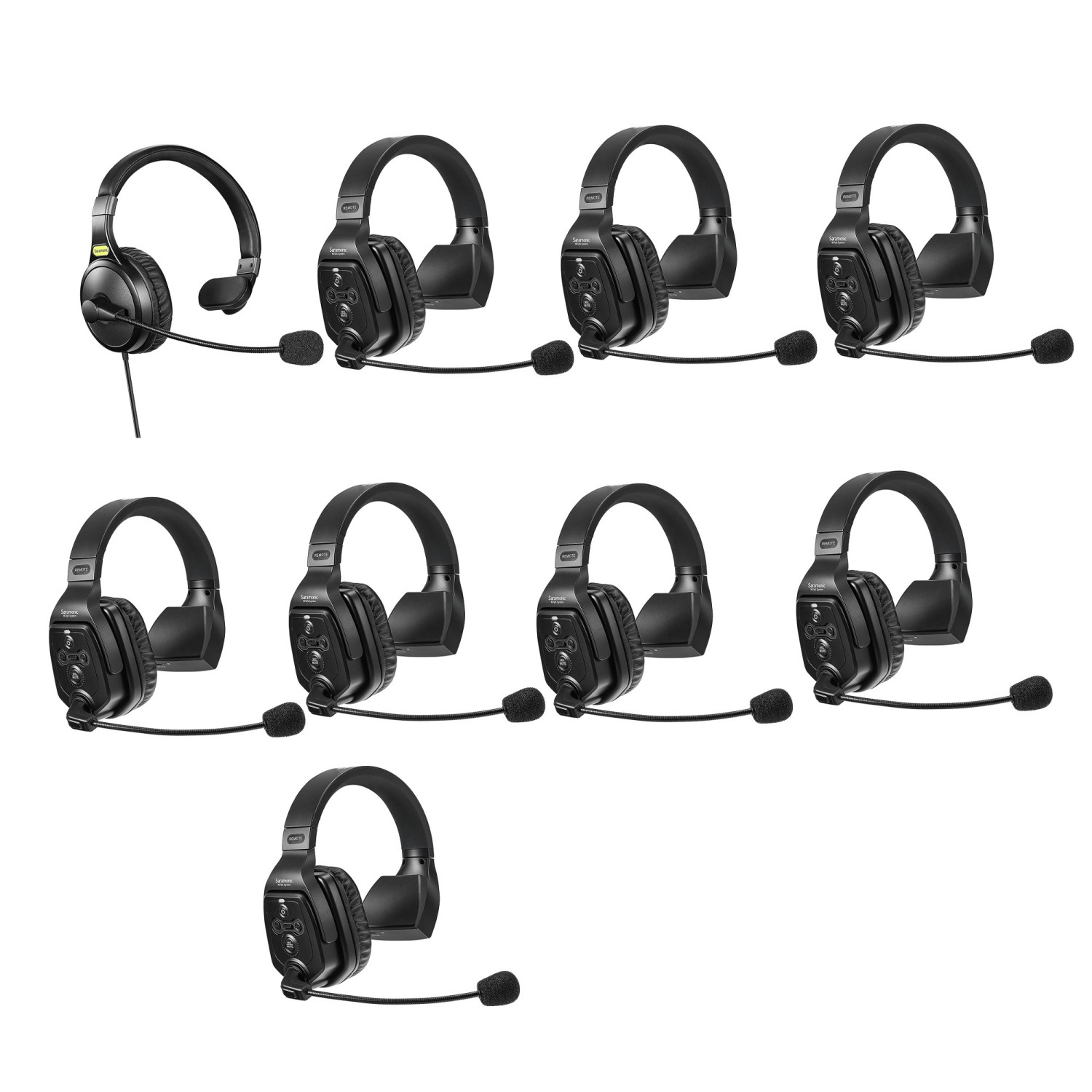 Saramonic WiTalk WT9S | Bezprzewodowy system komunikacji dla 9 osób, Full-duplex, komunikacja dwukierunkowa, odległość 400m Sara