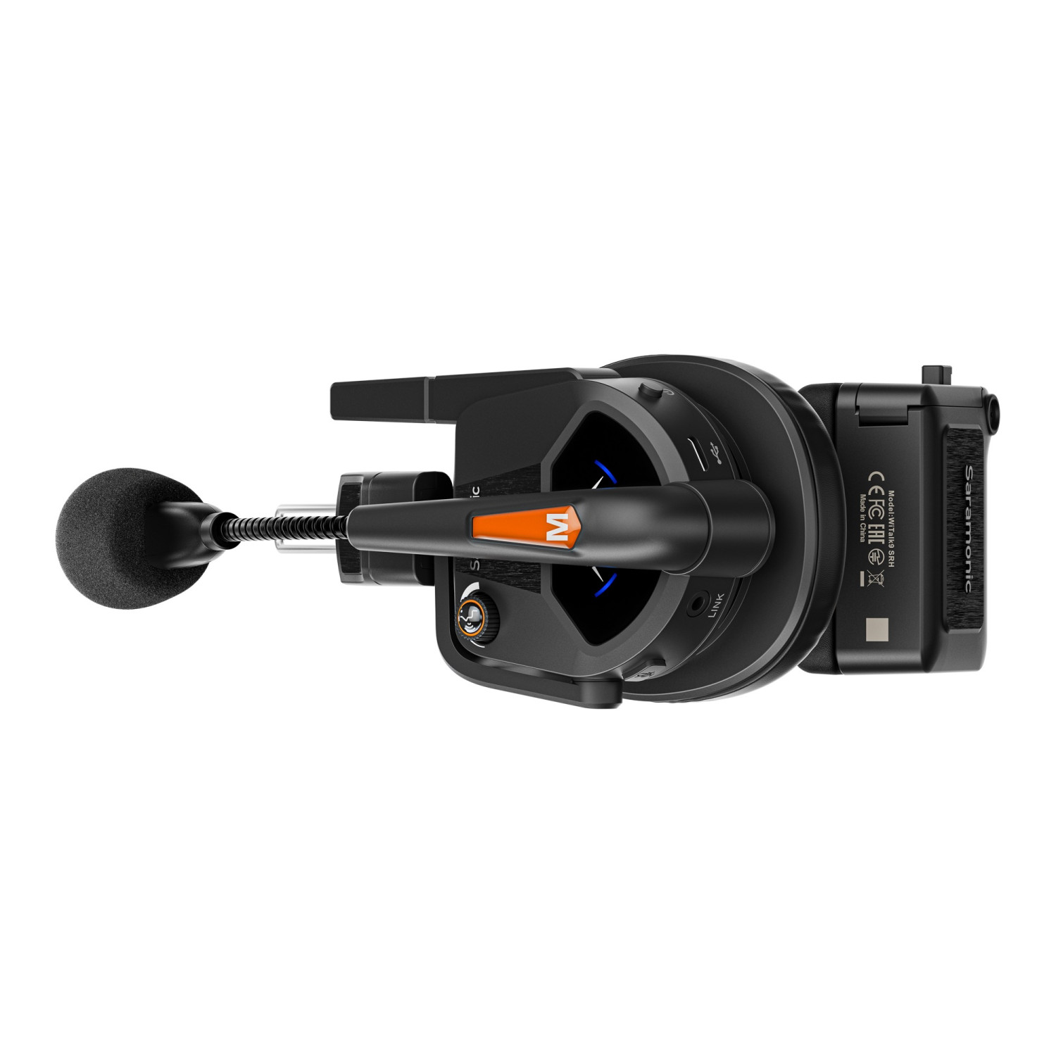 Saramonic WiTalk9 WT2S | Bezprzewodowy system komunikacji dla 2 osób, Full-duplex, komunikacja dwukierunkowa, odległość 500m Sar