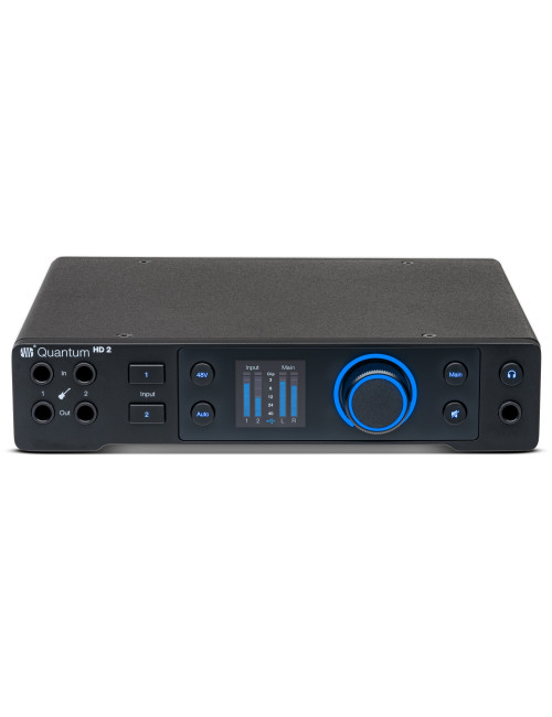 PreSonus Quantum HD 2 | Interfejs audio USB-C, 20x24, 32-bit/192kHz, ADAT, S/PDIF, MIDI, dynamika 115 dB