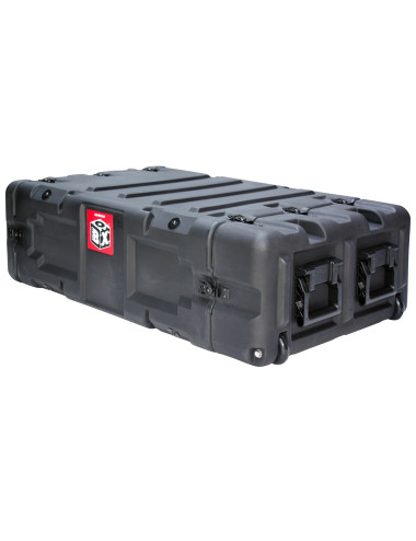 Peli Rack BlackBox 3U | Case rackowy, skrzynia rack na kołach Peli - 2