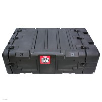 Peli Rack BlackBox 3U | Case rackowy, skrzynia rack na kołach Peli - 3