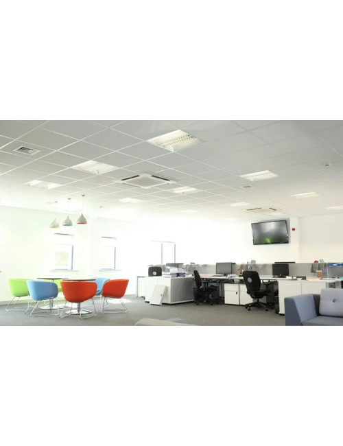 ArtSound AKUSTILE-01 W | Głośnik sufitowy do sufitów podwieszanych 600 x 600 mm, 100V / 70V / 8 Ohm, 8" + 1" ArtSound - 4