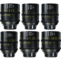 DZOFILM Vespid Prime 6-Lens Kit (25/35/50/75/100/125mm T2.1) PL Mount (VV/FF) DZOFILM - 1
