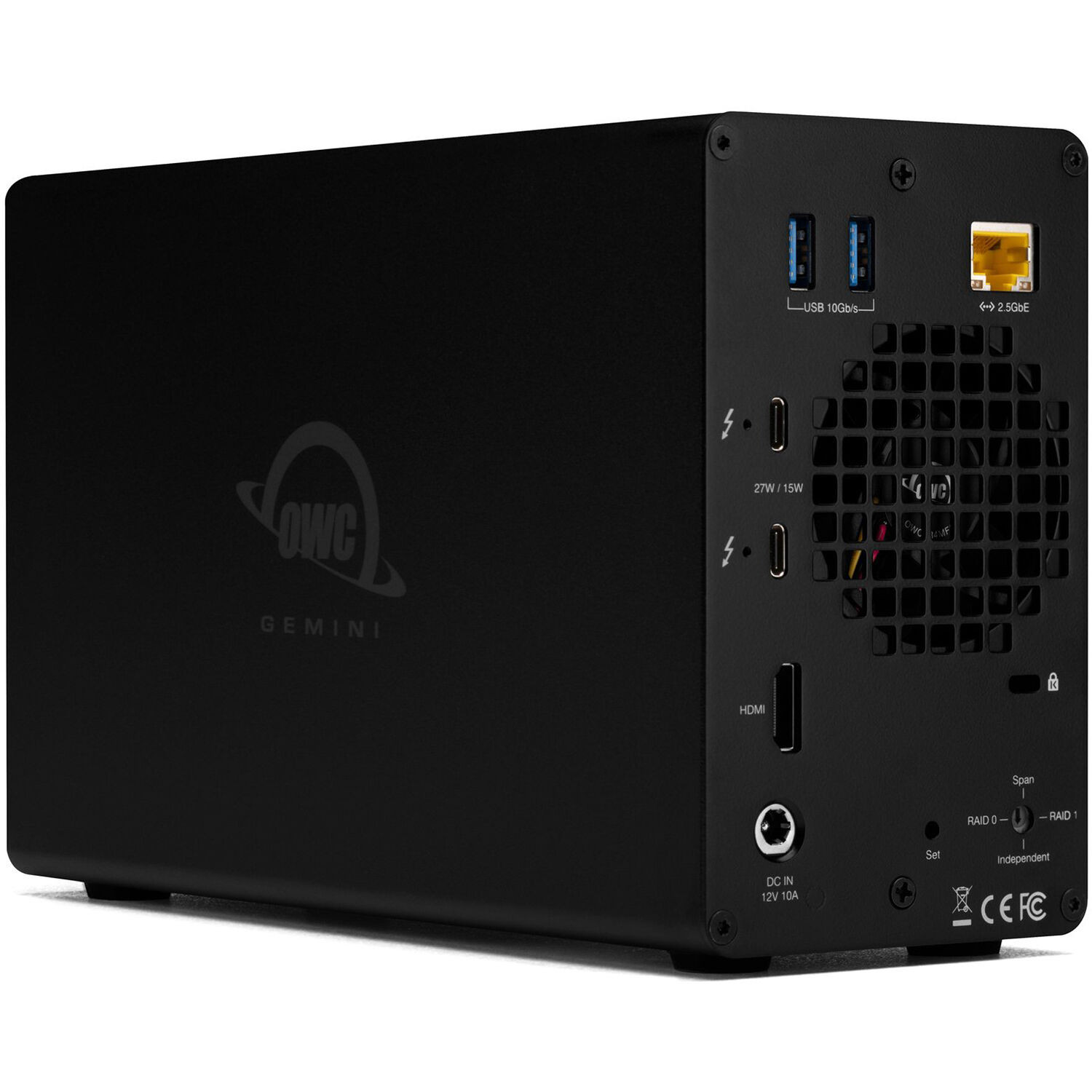 OWC Gemini 16TB | Macierz dyskowa HDD RAID 2x8TB, USB-C, Thunderbolt 3, Czytnik SD OWC - 6