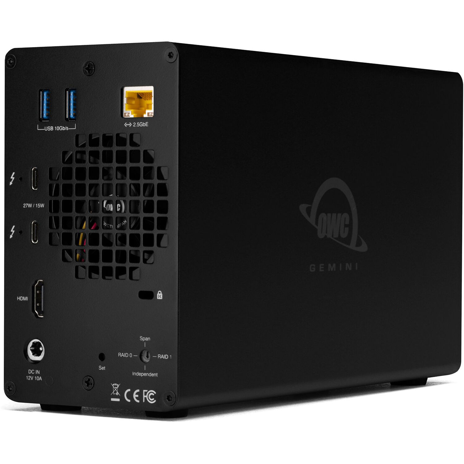 OWC Gemini 16TB | Macierz dyskowa HDD RAID 2x8TB, USB-C, Thunderbolt 3, Czytnik SD OWC - 5