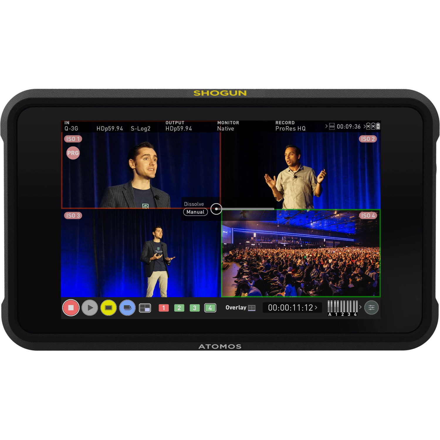 Atomos Shogun Classic | Rekorder wideo 7.2", 4K RAW, ProRes, HDR, HDMI, 12G-SDI Atomos - 1