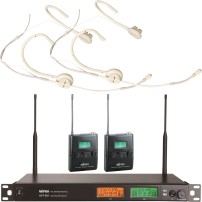MIPRO ACT-525 / 2x 52T / 2x MU55HNS | Bezprzewodowy zestaw z dwoma mikrofonami nagłownymi MIPRO - 1