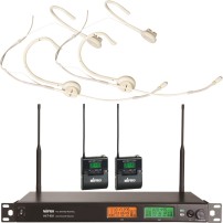 MIPRO ACT-525 / 2x 500T / 2x MU55HNS | Bezprzewodowy zestaw z dwoma mikrofonami nagłownymi MIPRO - 1