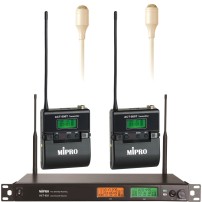 MIPRO ACT-525 / 2x 500T / 2x MU55LS | Bezprzewodowy zestaw z dwoma mikrofonami krawatowymi MIPRO - 1
