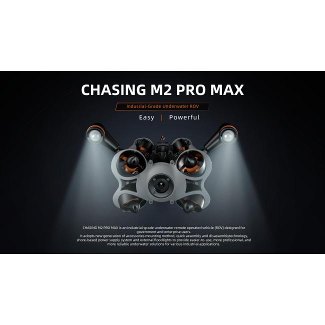 Chasing M2 Pro Max | Industrialna jednostka podwodna, dron podwodny, ROV, 4K 30 FPS, głębokość do 200m, odległość do 400m Chasin