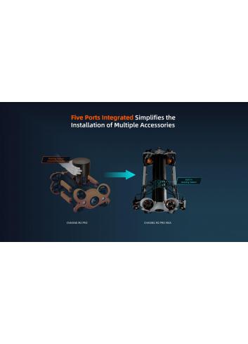 Chasing M2 Pro Max | Industrialna jednostka podwodna, dron podwodny, ROV, 4K 30 FPS, głębokość do 200m, odległość do 400m Chasin