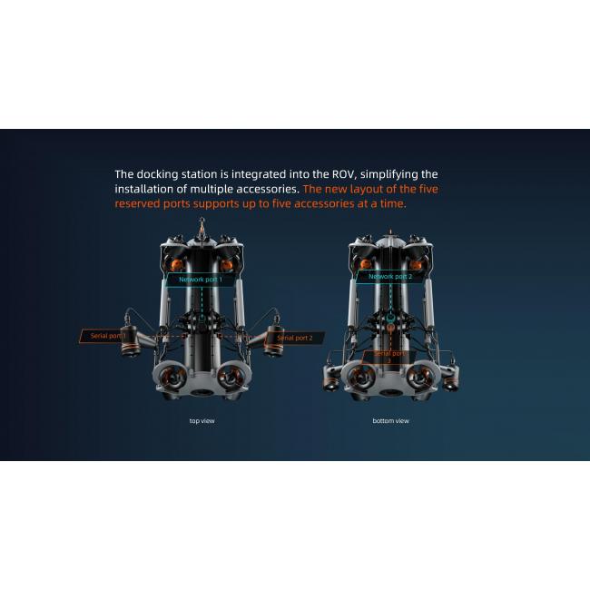 Chasing M2 Pro Max | Industrialna jednostka podwodna, dron podwodny, ROV, 4K 30 FPS, głębokość do 200m, odległość do 400m Chasin