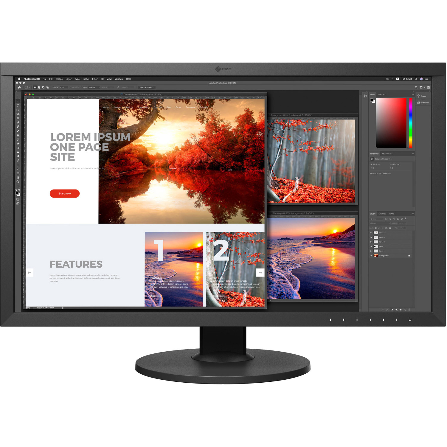 EIZO ColorEdge CS2740 | Monitor do edycji wideo i fotografii 27", 4K UHD 3840x216 (16:9) IPS EIZO - 1