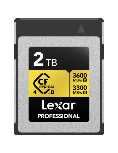 Lexar Professional CFexpress Type B Pro Gold R3600/W3300 2TB Lexar - 1