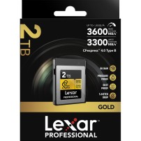 Lexar Professional CFexpress Type B Pro Gold R3600/W3300 2TB Lexar - 6