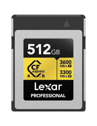 Lexar Professional CFexpress Type B Pro Gold R3600/W3300 512GB Lexar - 1