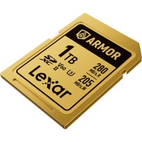Lexar SDXC ARMOR Gold 1TB UHS-II U3, Stainless Steel, IP68 R280/W210 (V60) Lexar - 4