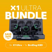 BirdDog X1 Ultra Bundle Black Zestaw 3 kamer PTZ z kontrolerem BirdDog - 1
