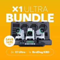 BirdDog X1 Ultra Bundle White Zestaw 3 kamer PTZ z kontrolerem BirdDog - 1