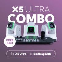 BirdDog X5 Ultra Combo White Zestaw 3 kamer PTZ z kontrolerem BirdDog - 1