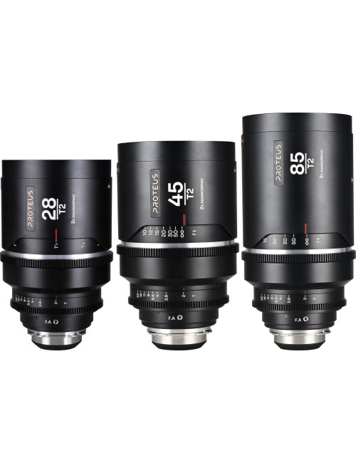 Venus Optics Laowa Proteus Flex 2X Anamorphic 3-Lens Bundle Set A 28mm, 45mm, 85mm PL EF Venus Optics Laowa - 1