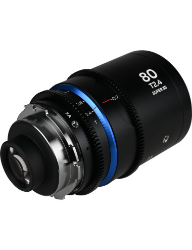 Venus Optics Laowa Nanomorph 80mm T2.4 1.5X S35 (Blue) Arri PL / EF Venus Optics Laowa - 4