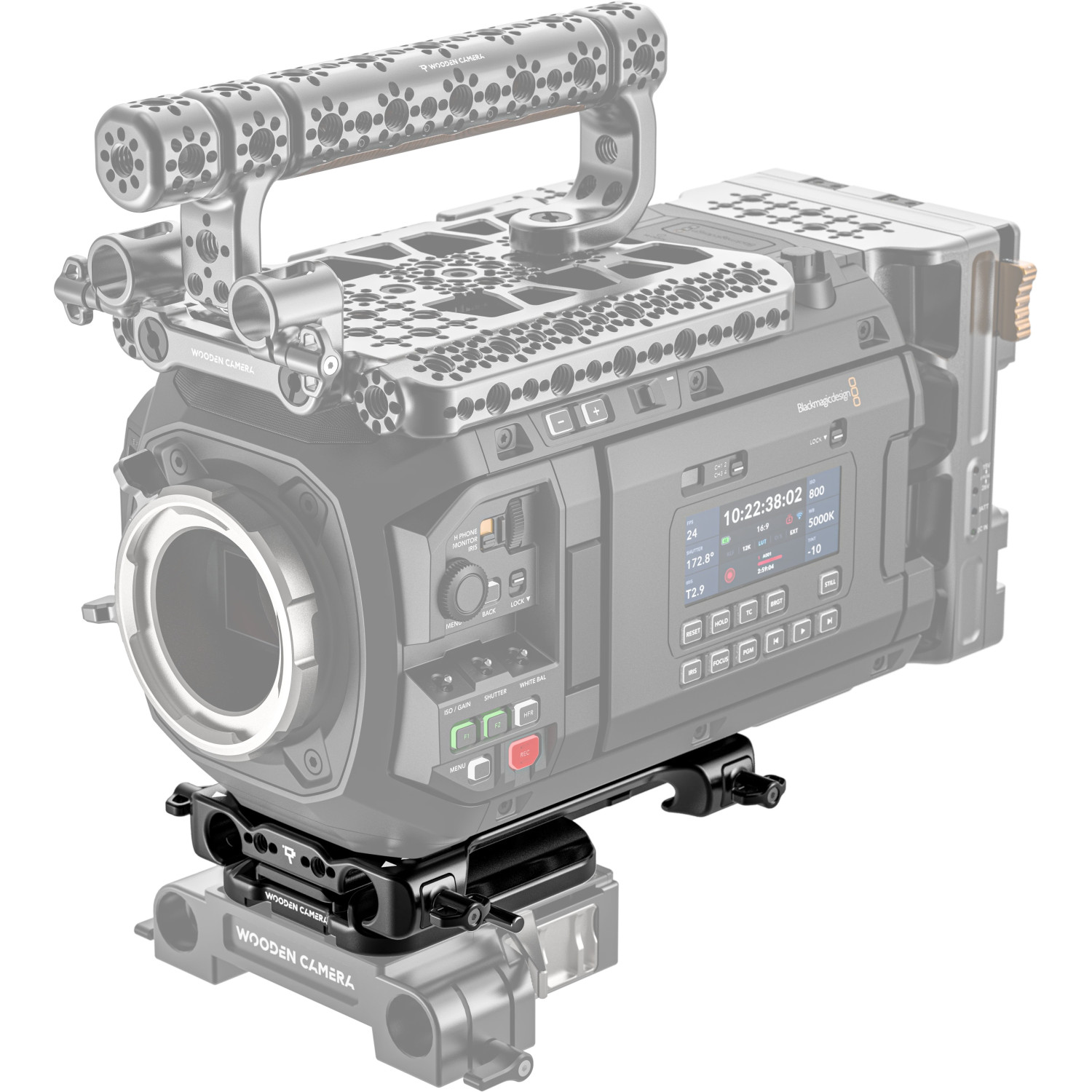 Wooden Camera Base Plate System for Blackmagic URSA Cine 12K/17K Wooden Camera - 1
