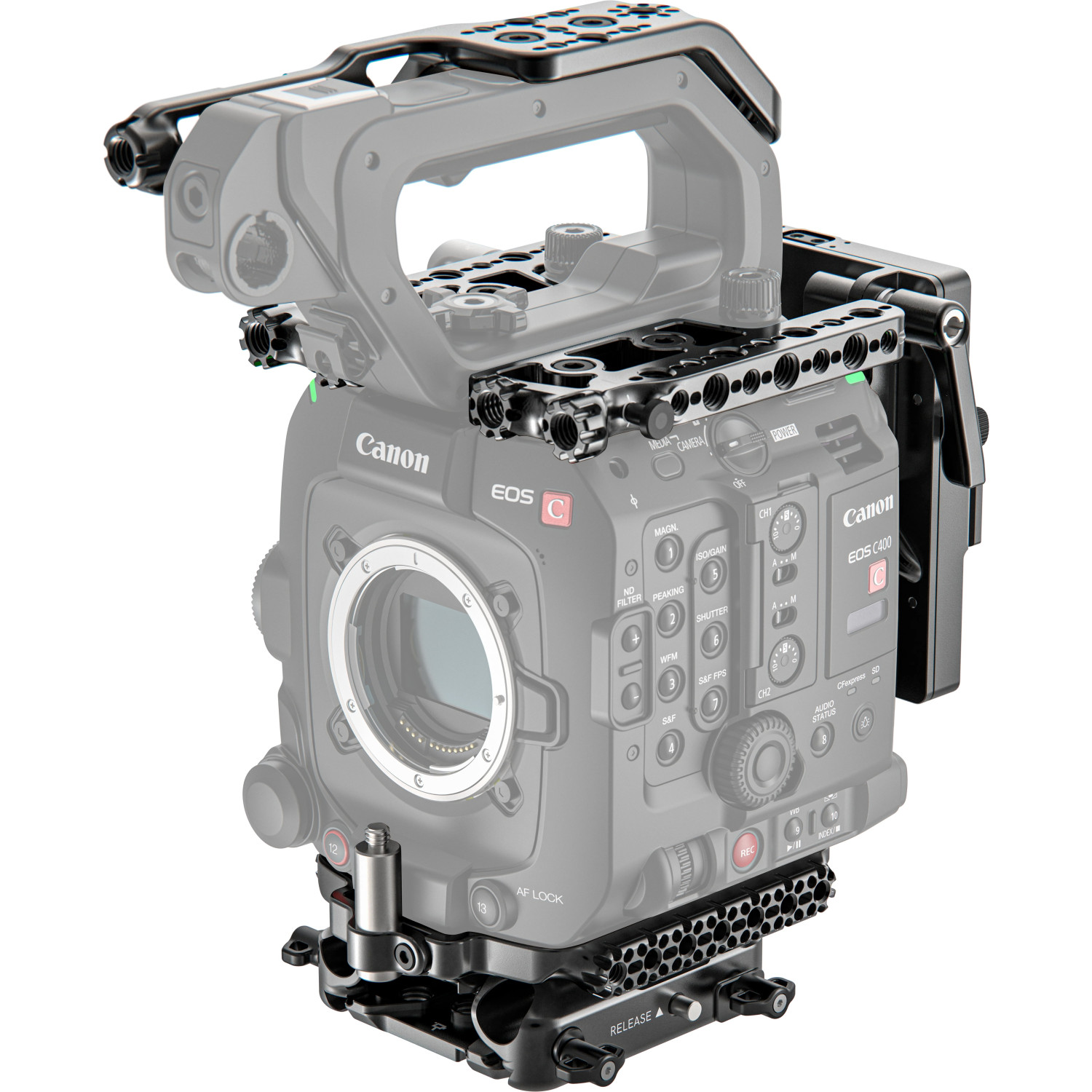 Wooden Camera Core Accessory System for Canon EOS C400 V-Mount Wooden Camera - 1