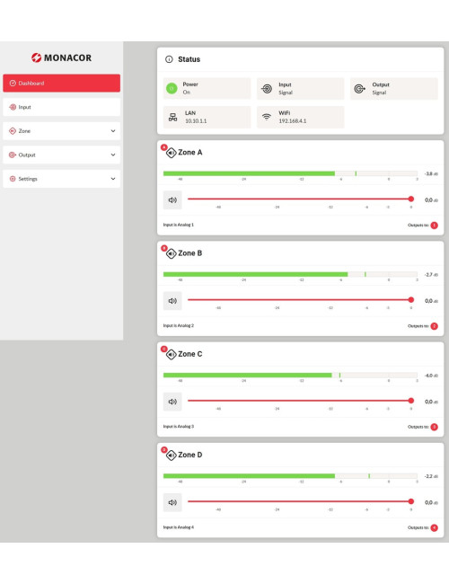 Monacor PA-4125DX Monacor - 5