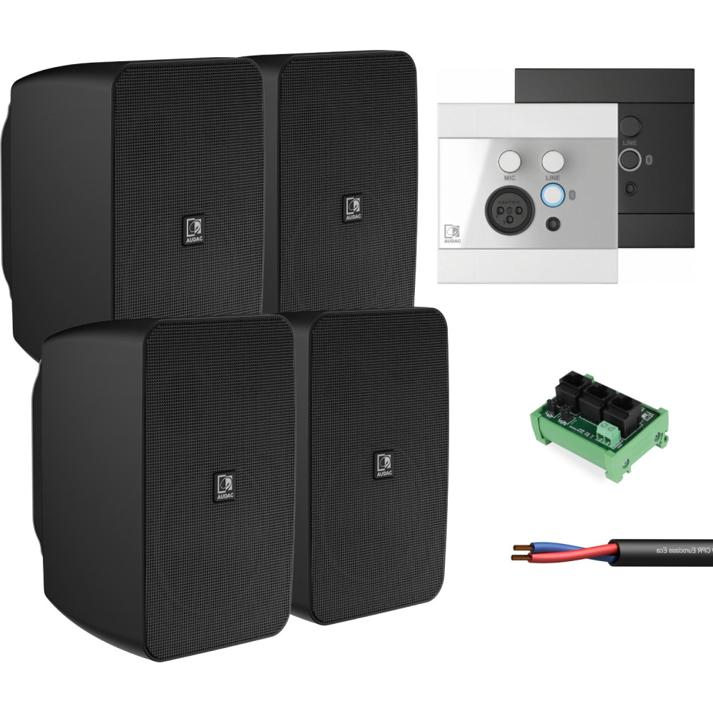 Zestaw nagłośnienia do 70m2 AUDAC ARES5A Bluetooth
