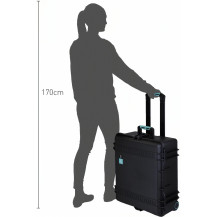 HPRC 2700W Resin Case Wheeled Second Skin z organizerem