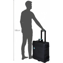 HPRC 2700W Resin Case Wheeled Second Skin z organizerem