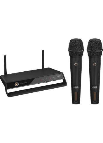 IMG StageLine TXS-2402SET | Cyfrowy zestaw bezprzewodowy z dwoma mikrofonami do ręki, 2.4 GHz IMG Stageline - 1