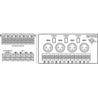 Monacor PA-4240 | Końcówka mocy, wzmacniacz PA, 4 x 240 W RMS Monacor - 3