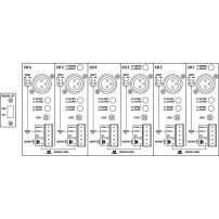 Monacor STA-1506 | Wzmacniacz, końcówka mocy, 6-kanałowy, 6 x 160W Monacor - 3