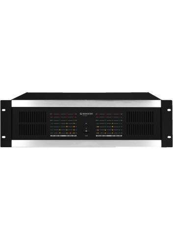 Monacor STA-1508 | 8-kanałowy wzmacniacz, końcówka mocy, wbudowany limiter, 8 x 160 W Monacor - 1