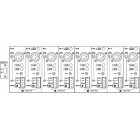 Monacor STA-1508 | 8-kanałowy wzmacniacz, końcówka mocy, wbudowany limiter, 8 x 160 W Monacor - 4