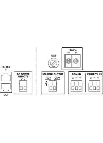 Monacor PA-1250D | Wzmacniacz, końcówka mocy mono, 250 W RMS Monacor - 1