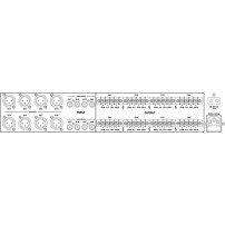 Monacor PA-1850D | 8-strefowy wzmacniacz, końcówka mocy PA, 8 x 50 W RMS Monacor - 2