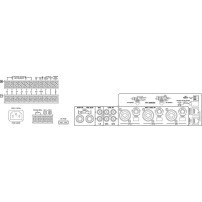 Monacor PA-6480 | 6-strefowy wzmacniacz miksujący, mono, 480 W RMS Monacor - 3