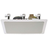 Monacor ESP-17/WS | Głośnik sufitowy 5" 100V Biały, tworzywo ABS samogasnące, norma UL 94 V0, wersja dwudrożna, Monacor - 1