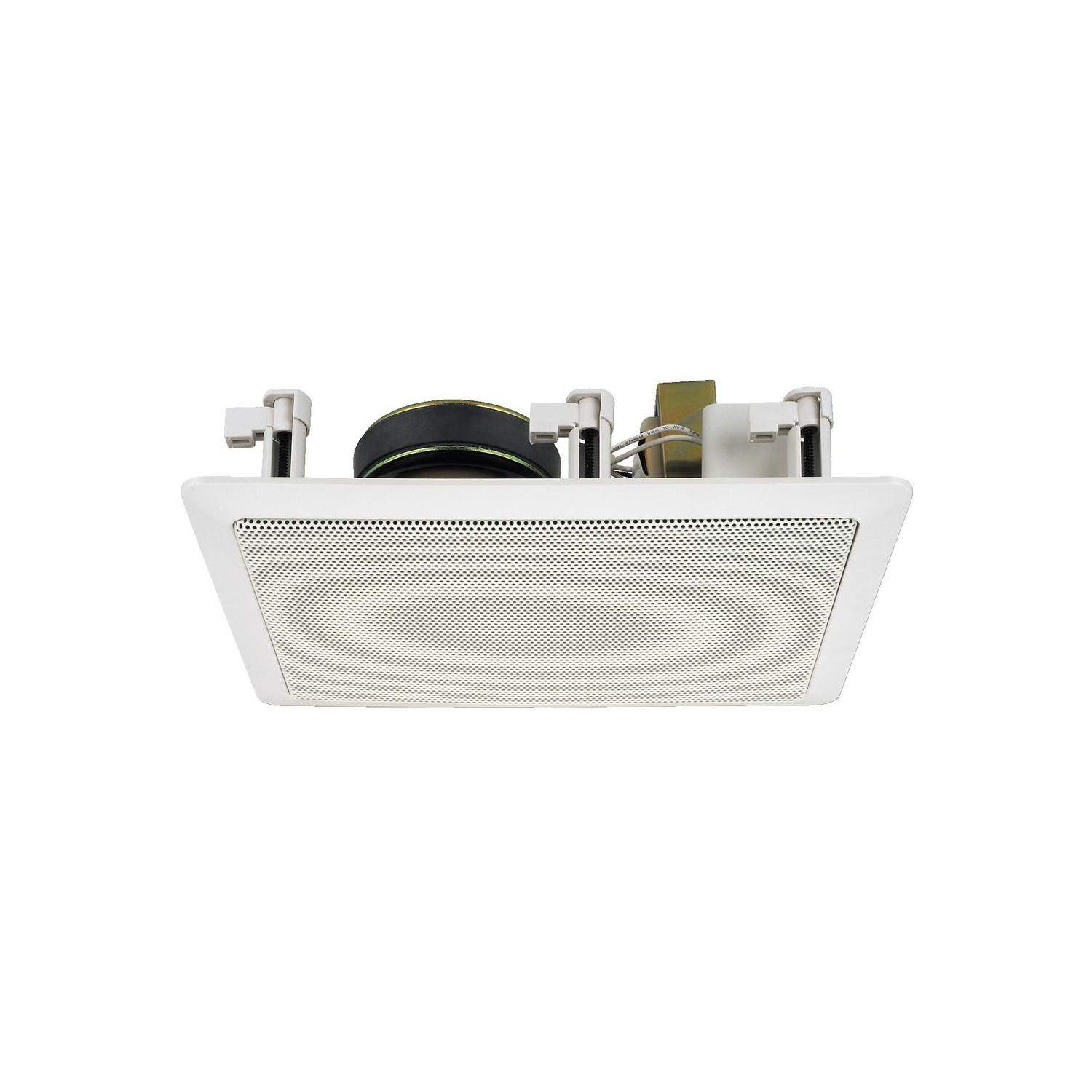 Monacor ESP-22/WS | Głośnik sufitowy 6.5" 100V Biały, 2-drożny, ABS samogasnący z normą UL 94 V-0 Monacor - 1