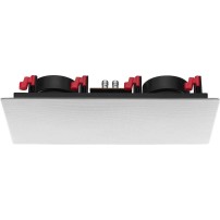 Monacor SPE-252HQ | Głośnik sufitowy 2x 5" 8Ohm Biały, dwudrożny, 50 W RMS, magnetyczna ramka Monacor - 1